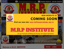 Tablet Screenshot of mrpinstitute.com